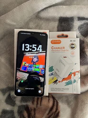 nova 11 pro: Samsung Galaxy A13, 32 GB, rəng - Mavi, Barmaq izi, Face ID — 1