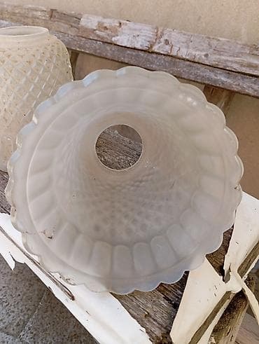 neon işiqlar: Şüşə abajur/plafonet dəsti - Miqdar: 2 ədəd - Material: mat şüşə - — 3