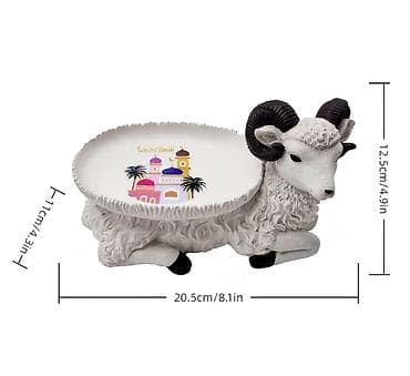 Qoyun fiqurlu şirniyyat qabı və dekor seti - Dizayn: Qoyun/qoç