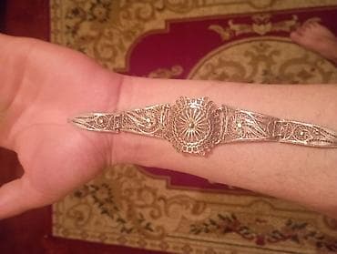 Qol saatları və aksesuarlar: Bilərzik, Gümüş — 3