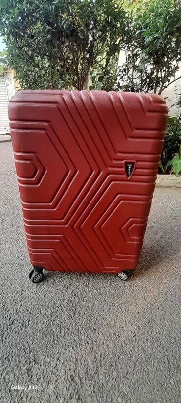 yol cantaları cemodanlar: Lok Polo’s sərt korpuslu səyahət çamadanı - Rəng: tünd qırmızı — 12