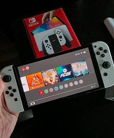 Nintendo switch oled. Mukemmel veziyyetdedir. Hec bir problemi yoxdu