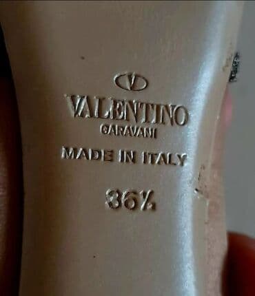 зеленые туфли: Туфли, Размер: 36, цвет - Бежевый, Б/у — 1