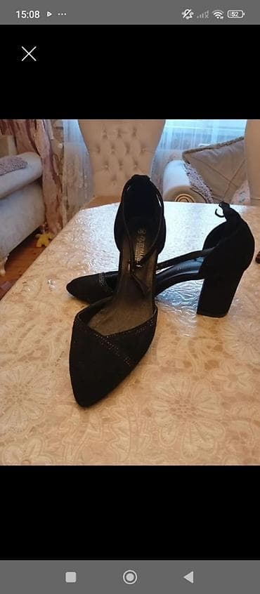 kiçik dabanlı ayaqqabı: Her biri 9m - Stil: kəsik yanlı, sivri burunlu, ankle-strap qayışlı — 2