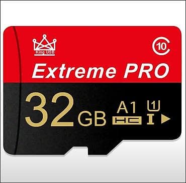 King USB Extreme PRO microSDHC yaddaş kartı – 32 GB - Tutum: 32 GB - lalafo.az -da King USB Extreme PRO microSDHC yaddaş kartı – 32 GB - Tutum: 32 GB -