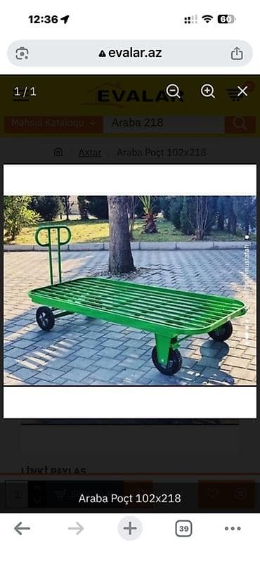 Mexaniki əl alətləri: Sənaye və anbar üçün əl arabaları və daşıma avadanlıqları - Metall — 5