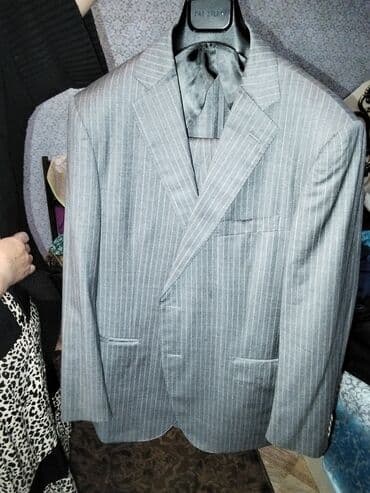 мужские спортивные костюмы брендовые бишкек: Kostyum, Demisezon, Pal Zileri, 8XL, rəng - Boz — 1