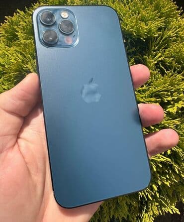 super zeng telefon ucun: IPhone 12 Pro Max, 128 GB, Göy, Zəmanət, Simsiz şarj, Face ID — 1