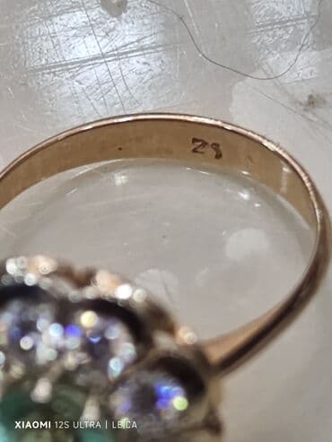 1 qram qızılın qiyməti 2024 750: Üzük, Çəhrayı qızıl, 583 Əyar, Brilyant, 2.51-3.00 Karat — 6