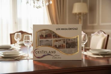 daimon home masa örtüsü: Yeni rəng - Bej Süfrə, Ünvandan götürmə — 1