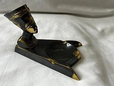 diz yağı: Mis külqabı – Misir temalı dekor - Material: tökmə metal (mis — 3