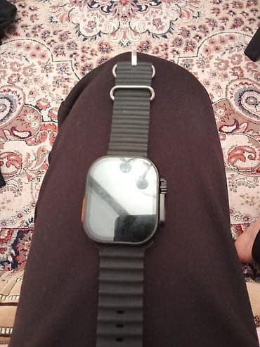 Yeni, Smart saat, Sensor ekran, rəng - Qara