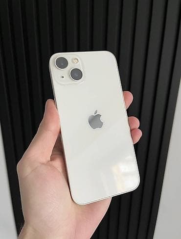 IPhone 13, 128 GB, Ağ, Zəmanət, Face ID, Sənədlərlə