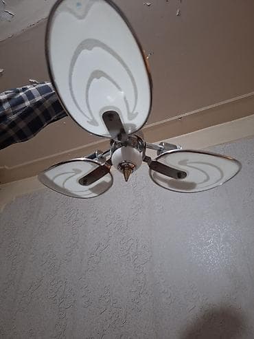 Şəkillər, tablolar: Çılçıraq, 3 lampa, Metal — 2