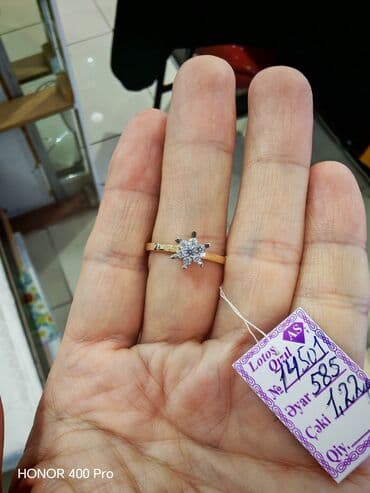 Portmone, pulqabıları: Üzük, Sarı qızıl, 585 Əyar — 2