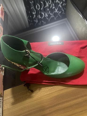 Tuflilər: Tuflilər, Dolce & Gabbana, Ölçü: 40.5, rəng - Yaşıl, Yeni — 2