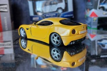 metbex tavan modelleri: Коллекционная модель ALFA ROMEO 8C Competizione Yellow 2007 Scale — 8