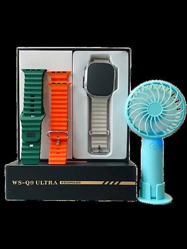 Saat dəstləri: Kateqoriya: Smart saatlar Brend: No Brand Məhsul: WS-Q9 + Fan gold — 1