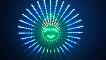 rengli lampalar: Электронный - танцесветильник, светодиодный спектр. Диаметр диска 20 — 2