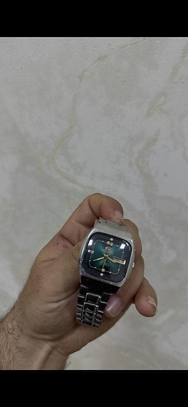 orient saat 1980: Qol saatı, Orient, rəng - Yaşıl — 3