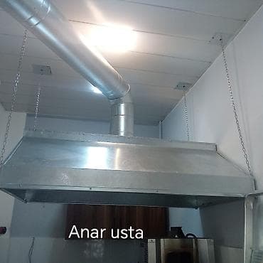 hava aparati: Sənaye tipli havalandırma sistemi və mətbəx aspirasiya kipləri - — 2