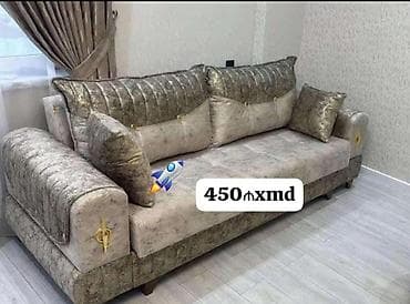 Divan, Açılmayan, Bazasız, Vеlur parça, Çatdırılma yoxdur