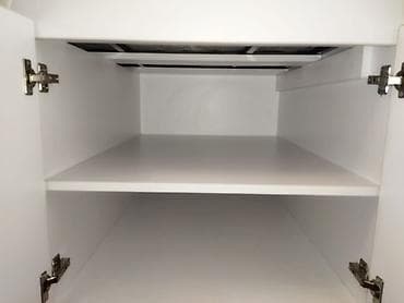 genc yataq: Ağ rəngli uşaq/yeniyetmə üçün kombinə olunmuş çarpayı-modul mebel - — 2