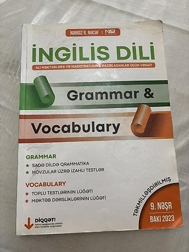 geta bakı: Məhsul: “İngilis Dili – Grammar & Vocabulary” (Nərgiz R. Nəcəf) — 1