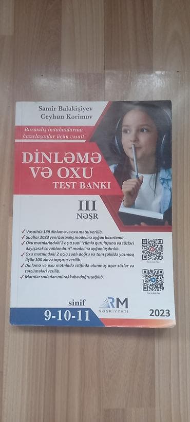 selenium sulfide shampoo: Məhsul: RM Nəşriyyat tədris və hazırlıq kitabları (arxa üzlük şəkli) — 1