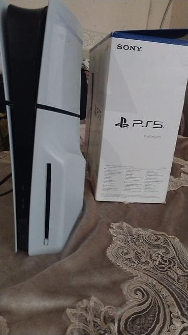PS5 (Sony PlayStation 5): Sony PlayStation 5 (Diskli versiya) - Rəsmiləşdirilmiş PS5 konsolu — 1