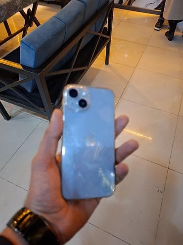 Компьютеры, ноутбуки и планшеты: IPhone 14, 128 ГБ, Sierra Blue, Отпечаток пальца, Face ID — 3