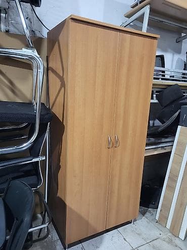 parca skaf: İşlənmiş, 2 qapılı, Qəhvəyi, Açılan, Düz dolab — 2