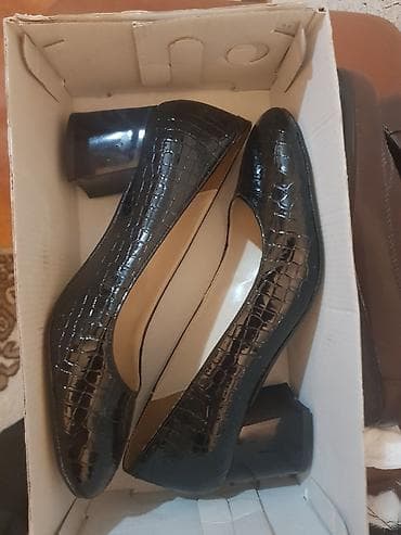 Туфли: Туфли, Размер: 39, цвет - Черный, Новый — 2