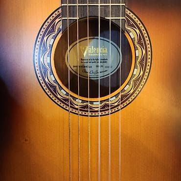 ucuz gitara satisi: Elektro klassik gitara valencia vc304ce üst:sitka spruce qol: teak — 3
