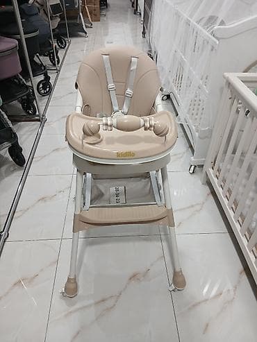 duz don modelleri: Kidilo uşaq yemək stulu - Rəng: bej/krem - Rahat, yumuşaq oturacaq və — 1