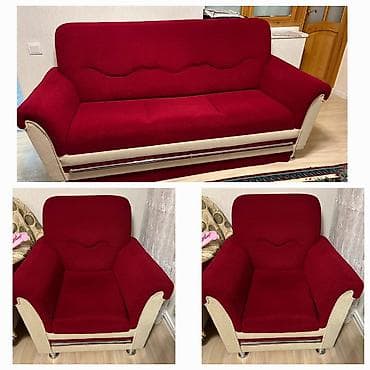 divan satilir: 💫 Divan kreslo dəsti *Qiymət 100azn* Yaxşı vəziyyətdə Divan açılır + — 1