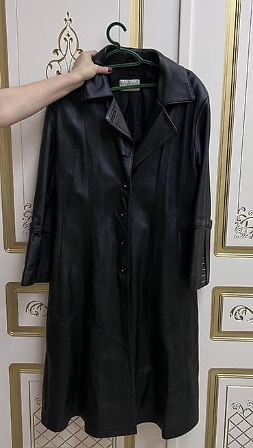 Razmer 54 XL Qadınlar üçün təbi dəri palto - Rəng: qara - Model lalafo.az -da Razmer 54 XL Qadınlar üçün təbi dəri palto - Rəng: qara - Model