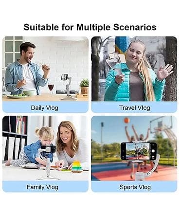 go pro hero 11: Smartfon üçün 3 oxlu əl stabilizatoru (gimbal) – qatlanan dizayn və — 3
