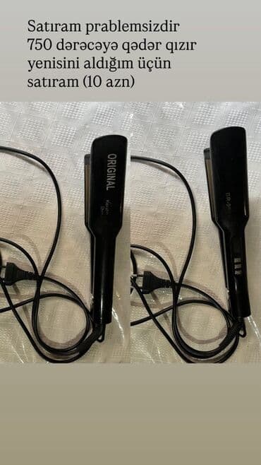 Saç düzləşdirici ütü Çatdırılma 1 azn metro sos - Model: BR-998 — 1