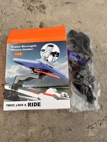 iphone 8 64 gb: ZS08 Super Strength Phone Holder – velosiped/scooter üçün telefon — 2