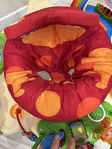 oyun evi: Uşaq üçün interaktiv tullanqa/jumperoo - Dairəvi dayaq konstruksiyası — 3