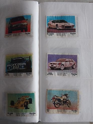 турбо аз мерседес: Turbo qara seriya 51-120. Turbo saqqız kolleksiya kartları – avtomobil — 3