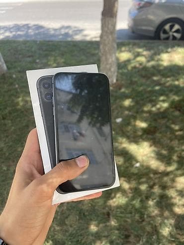 ayfon kreditle: IPhone 11, 128 GB, Qara, Simsiz şarj, Face ID, Sənədlərlə — 7