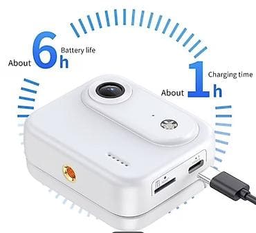 avto kamera: Mini aksion kamera – çoxistiqamətli çəkiliş üçün - Yığcam gövdə, cibə — 6