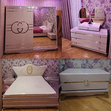 İkinəfərlik çarpayı, 2 tumba, Dolab, Termo