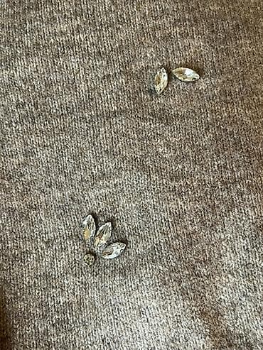 qadın geyimi: AMISU brendi qadın köynək + jilet dəsti - Stil: Ağ klassik yaxalıqlı — 5