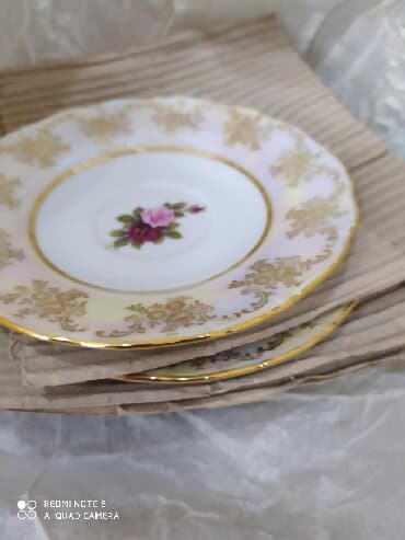 qədim mis qablar: Nahar dəsti, rəng - Ağ — 7