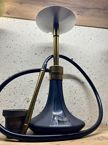 qara brilyant: Premium nərgilə seti (Şəxsi Çantası İlə ) - Modern dizayn: mat tünd — 2