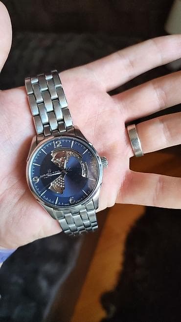 Hamilton Jazzmaster Open Heart, avtomatik mexanizmli kişi qol saatı lalafo.az -da Hamilton Jazzmaster Open Heart, avtomatik mexanizmli kişi qol saatı