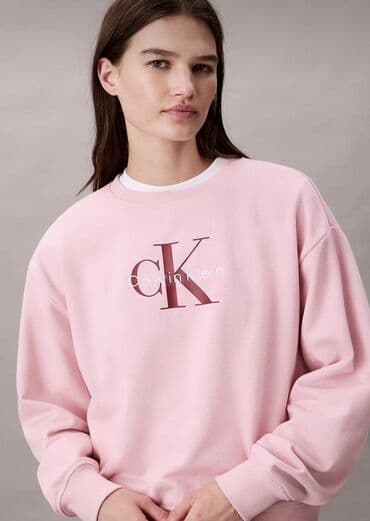 Женская обувь: Толстовка, Calvin Klein, XS, цвет - Розовый — 2